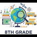 بنك أسئلة الصف الثامن - المنهاج الجديد (الأردن)